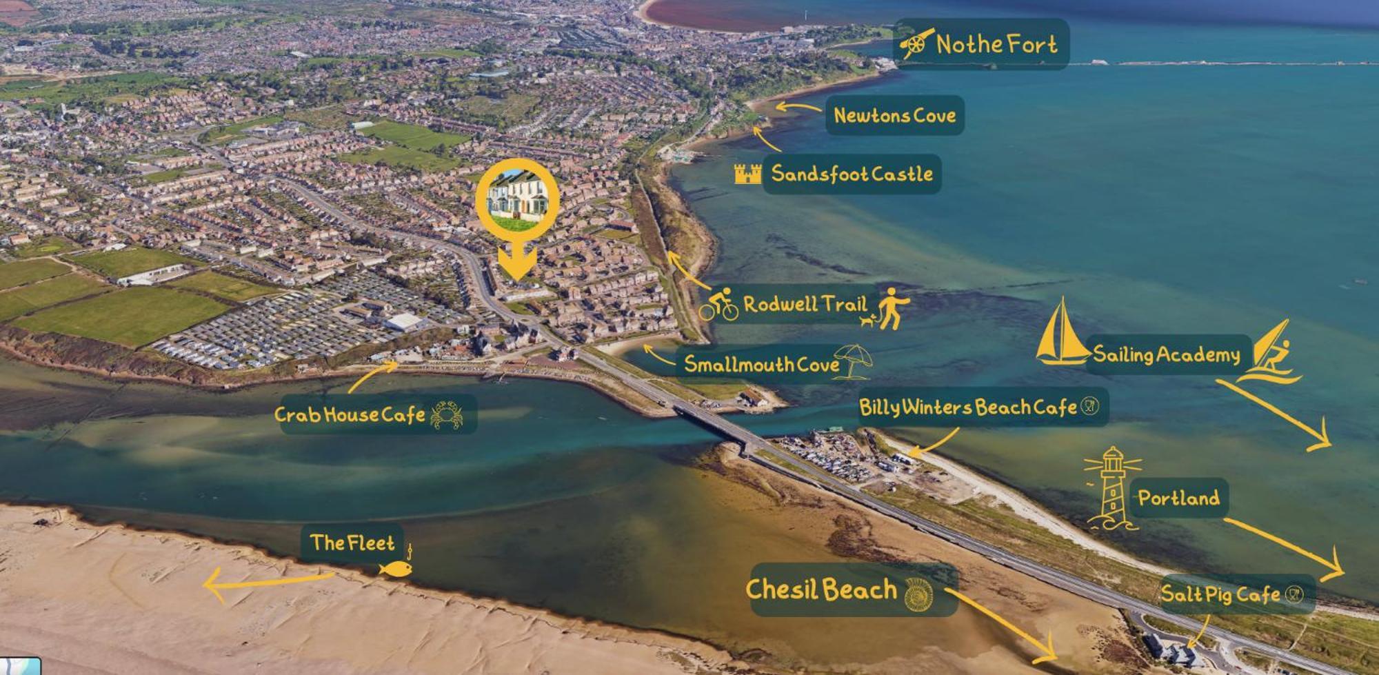 Spindrift - Views Of Chesil Beach Dog Friendly Weymouth Buitenkant foto
